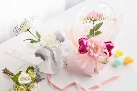アクアバルーン(in Rose)花束