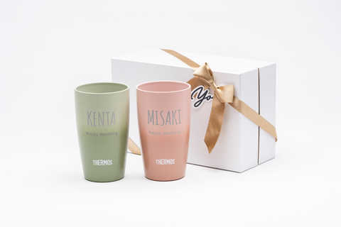 【名入れ】THERMOSタンブラーペアセット 340ml