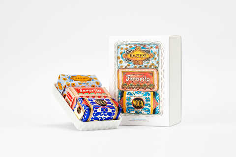 GIFT SET SOAP DISH & MINI SOAPS 3個セット
