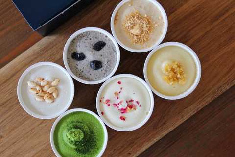 伝統和モダンアイスジェラート