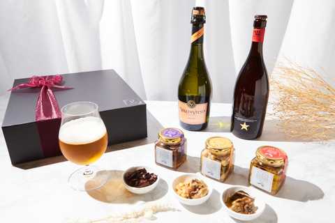 イネディットビール&スパークリンワイン/バルディビエソ ブリュット&牡蠣3瓶