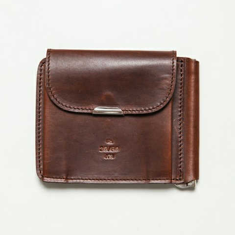 【20/80】トゥエンティーエイティー/ HORWEEN LEATHER CLIP WALLET