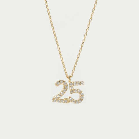 『Chaque jour』ナンバーモチーフネックレス／No1～31