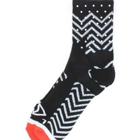 メンズ アイシーエヌワイ ソックス ICNY ZIG GRADIENT QUARTER ANKLE