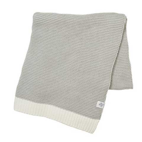 バイカラーラインブランケット