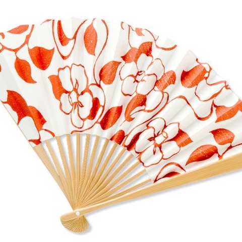 オーダーメイド京扇子 椿唐草（全2色）