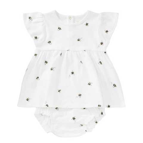 レイエット ビープリントドレスウィズパンツ