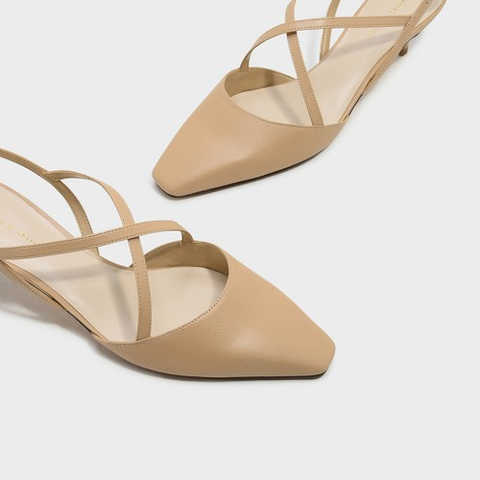 クリスクロススリングバックヒール / CRISS CROSS SLING BACK HEELS