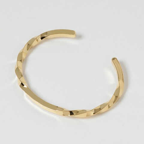 ツイストブラスバングル