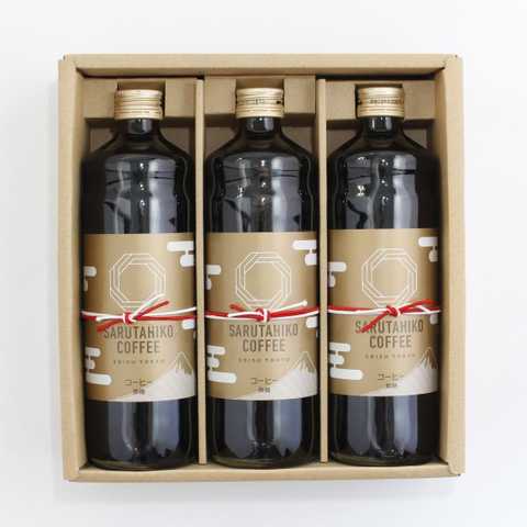 猿田彦珈琲 無糖・瓶/リキッドコーヒー3本セット