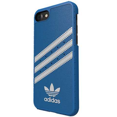 アディダス オリジナルス iPhone7 ケース ブルー ホワイト