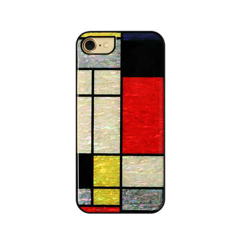 iPhone 8 / 7ケース ikins 天然貝ケース 幾何学デザイン 