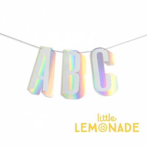 【Alexis Mattox Design】イリディセント　レターバナー　DIY式　ガーランド　バナー