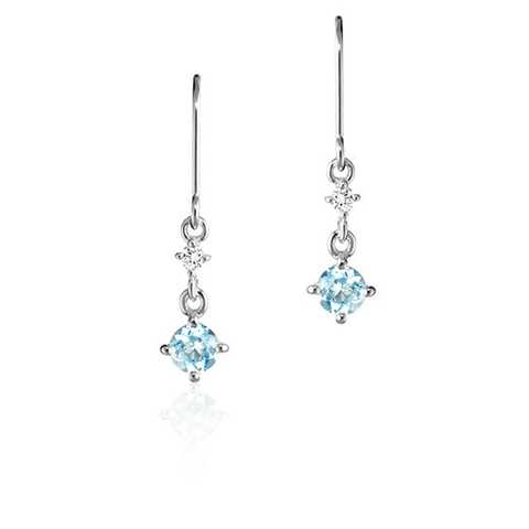 K10ホワイトゴールドピアス｜4℃