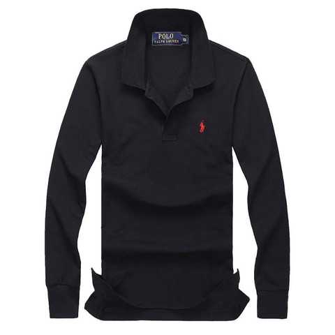 ラルフローレン RALPH LAUREN POLOメンズ ポロシャツ ブラック 長袖　PoloShirt [並行輸入品]