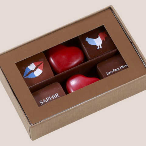 ボワットゥ ショコラ 6個入 フレンチ キス