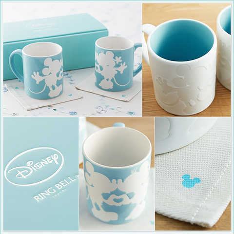 ディズニー ミッキー＆ミニー　ペアマグカップ