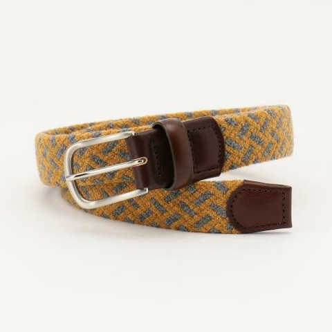 ウールエラスティックゴムメッシュ ベルト