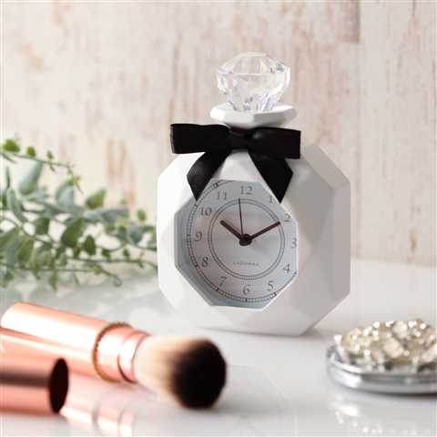 パフューム テーブルクロック ホワイト