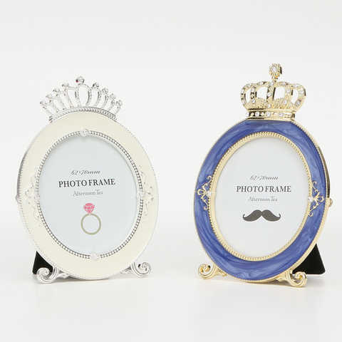 ペアフォトフレーム・ティアラ&クラウン