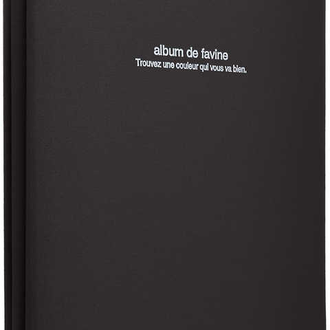 ナカバヤシ フエルアルバム ドゥファビネ A4 ブラック アH-A4D-161-D