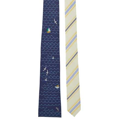 シーヨットスクエアタイ NAVY