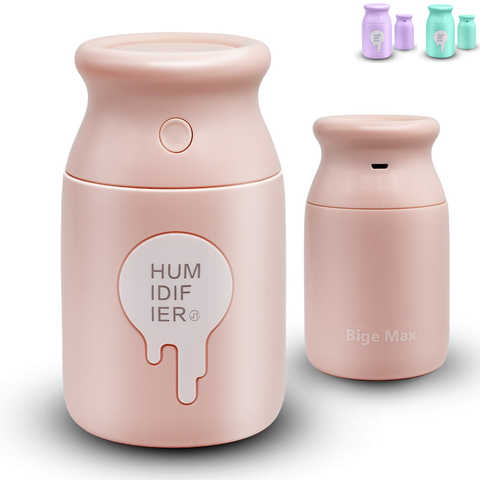 ミルク瓶型加湿器