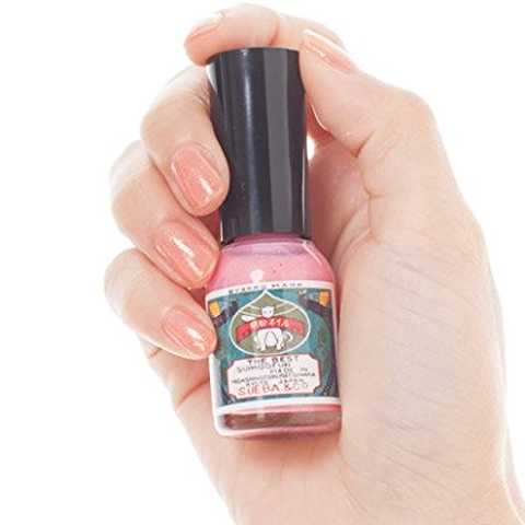 胡粉ネイル 金雲母撫子(きららなでしこ)