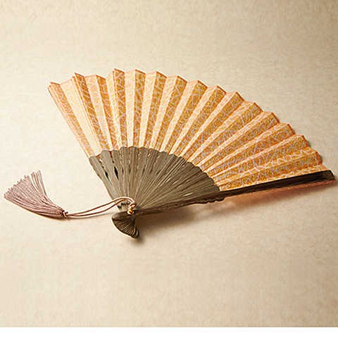 ＬＸ　小原流家元とつくる　京都伝統の技　播州織華扇＜葉＞/扇子