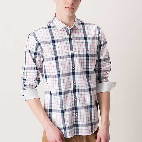 ラインタータンチェックシャツ