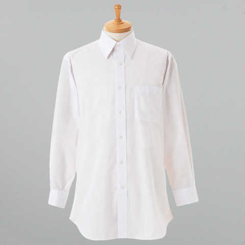 ワイシャツ(白無地・レギュラーカラー)