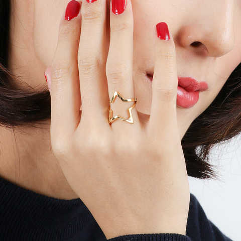 ダイヤモンド ピンキーリング スター