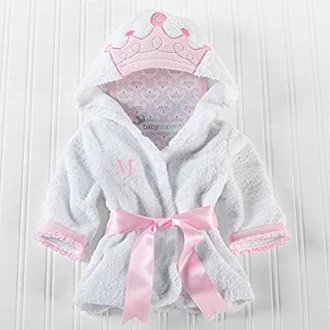 Baby Aspen Little Princess Hooded Spa Robe, Pink/White by Baby Aspen [並行輸入品]