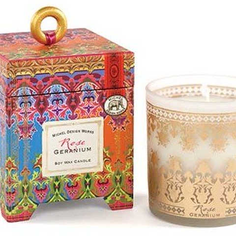 【ミッシェルデザインワークス】アロマキャンドル 【ローズゼラニウム】