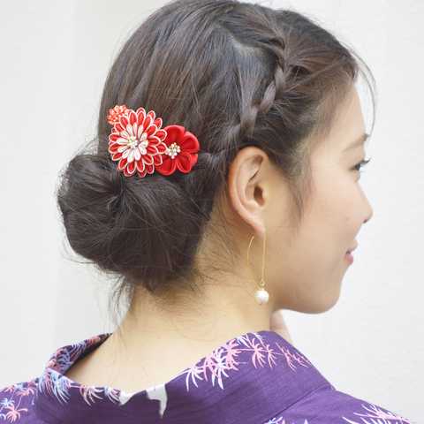 つまみかんざしコームタイプ(小)