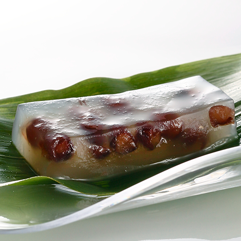 ささのか菓子　笹水無月　【竹籠】 8本入