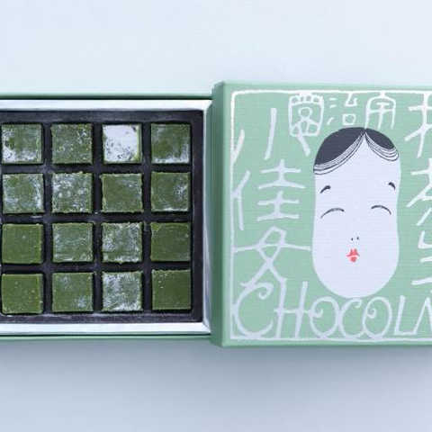 抹茶生ショコラ小佳女(おかめ)