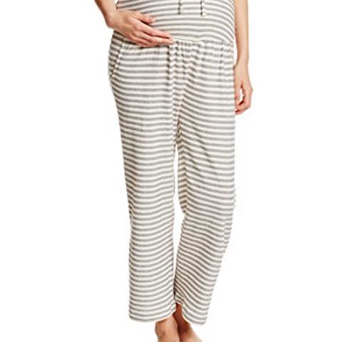 (ジェラート ピケ) gelato pique 無地&amp;BDマタニティロングパンツ PWCP164202 6 GRY F