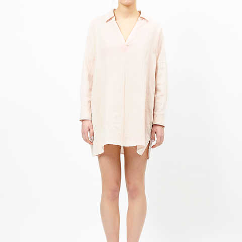 ワッシャーダブルガーゼスキッパードレス