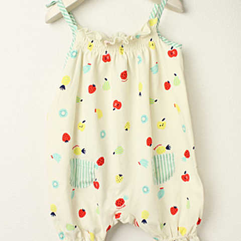 フルーツPTロンパース