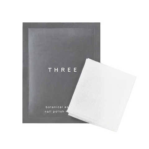 THREE ボタニカルエッセンス ネイルポリッシュ リムーバー 1枚入り×10包