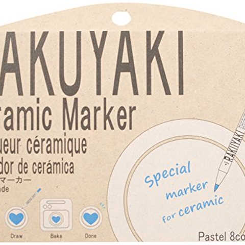 コバル らくやきマーカー 輸入版パステル8色セット 548-1100