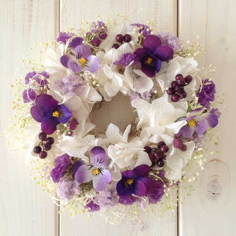 プリザと木の実のミニリースM