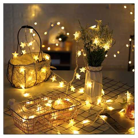 イルミネーションライト 星型装飾LEDストリングライト