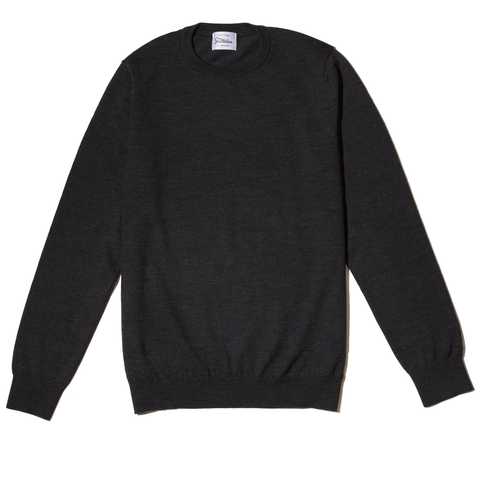 キャッシュウールプルオーバー/チャコール