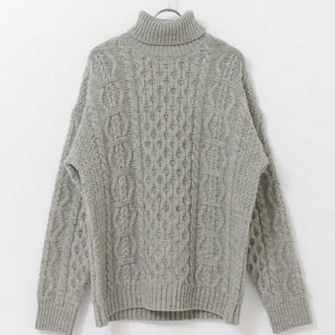 URBAN RESEARCH MERINO WOOL ARAN TURTLE アーバンリサーチ ニット