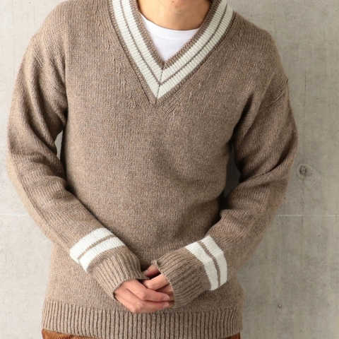 SHIPS JET BLUE: チルデンニット