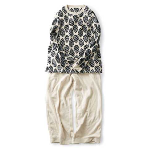 サニークラウズ フリースぼっくりのパジャマ〈レディース〉