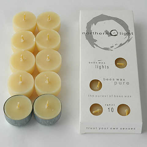 蜜ろうキャンドル Teelight　10個入