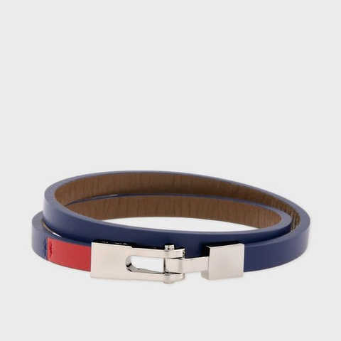 2重巻きレザー ブレス